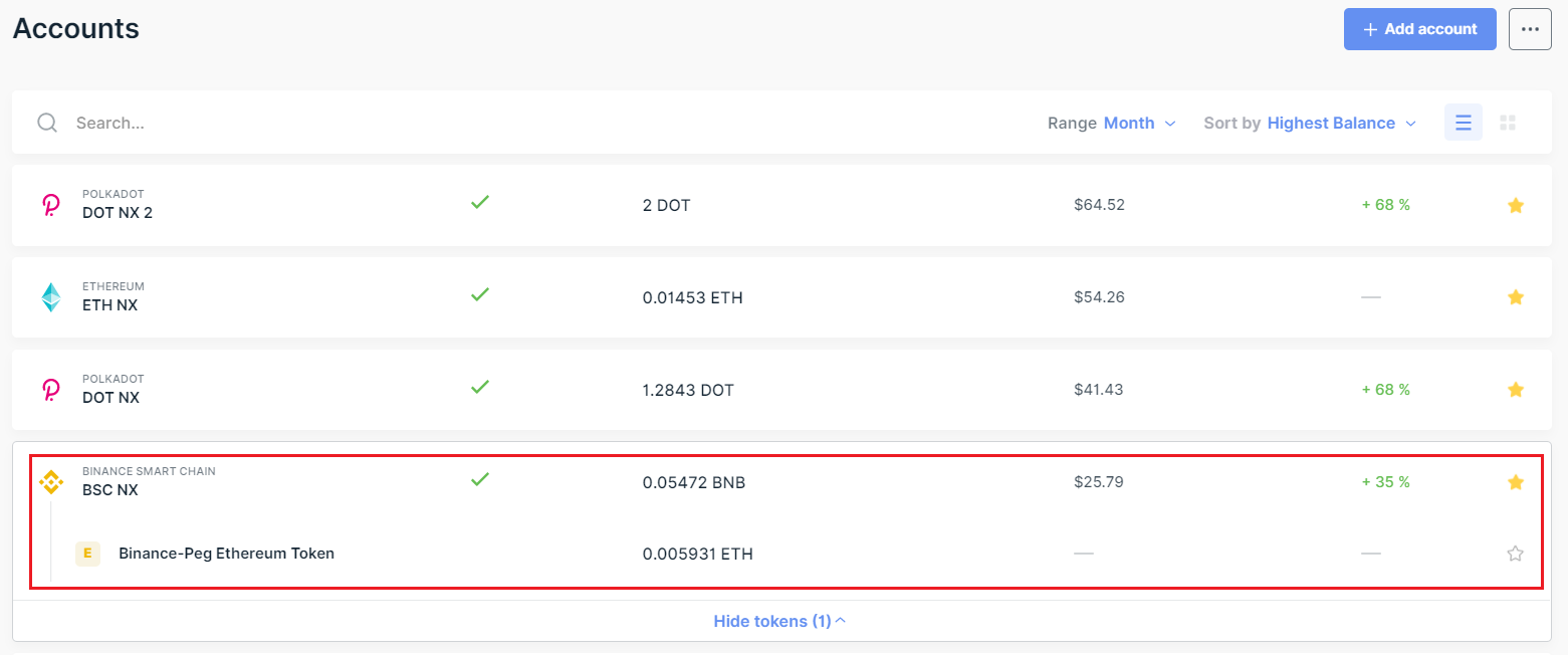 思链优选｜Ledger BSC 账户未显示 BEP20 代币的处理方法